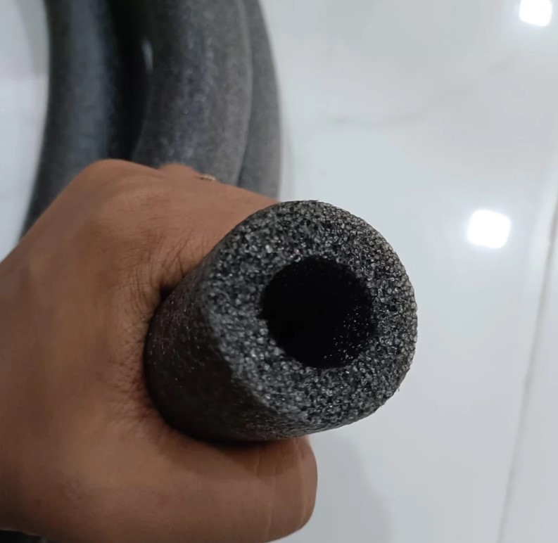 50/25mm EPE Foam Tube Pipe – EPE Foam Pipe Insulation Tube for Thermal Protection, Lightweight Closed Cell Foam, Reduces Heat Loss, Ideal for HVAC, Plumbing and Packaging Use